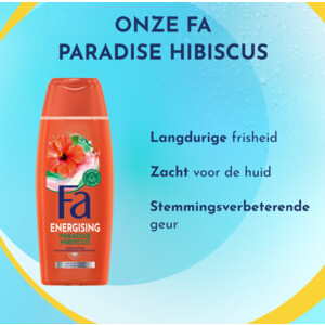 6x Fa Douchegel Paradise Hibiscus - 11.6 euro