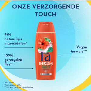 6x Fa Douchegel Paradise Hibiscus - 11.6 euro