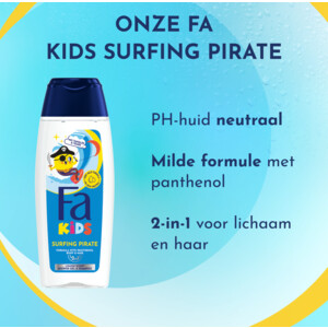6x Fa Douchegel & Shampoo Kids Surfing Pirate - 12.4 euro