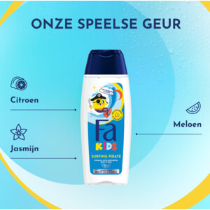 6x Fa Douchegel & Shampoo Kids Surfing Pirate - 12.4 euro