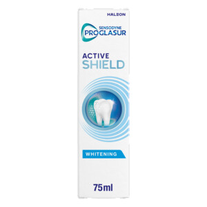 3x Sensodyne Tandpasta ProGlasur Active Shield Whitening - 19.21 euro