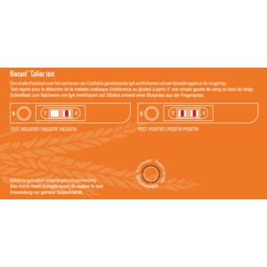 Biocard Coeliakie Gluten Overgevoeligheid Test - 23.15 euro