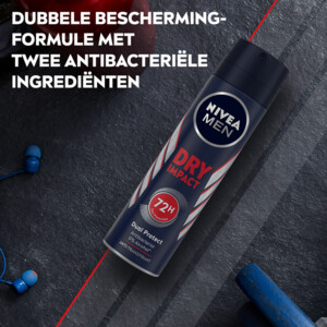 6x NIVEA Men Deodorant Spray Dry Impact - 32.21 euro