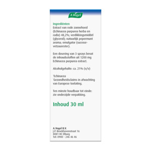 A.Vogel Echinaforce Immuunspray - 6.79 euro