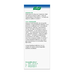 A.Vogel Dormeasan Nachtrust 3 In 1 - 12.49 euro