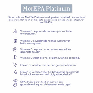 Minami MorEPA Platinum + Vitamine D3 - 38.69 euro