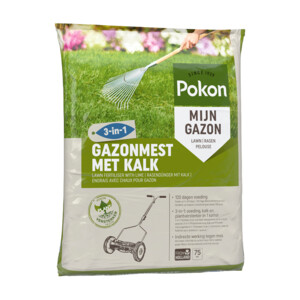 Pokon Gazonmest voor 75 m2 met Kalk - 19.79 euro