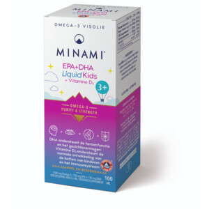 Minami EPA & DHA Liquid Kids + Vitamine D3 - 33.55 euro