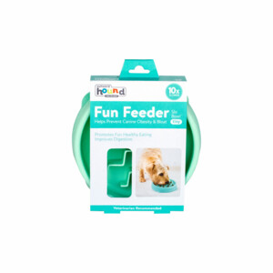 Outward Hound Dog Fun Feeder Wave Small Mintgroen 14.5 x 13 x 3 cm