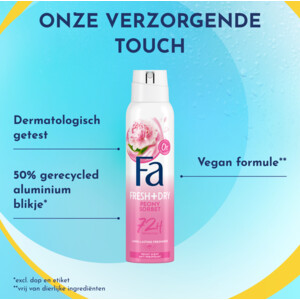 6x Fa Deodorant Spray Peony Sorbet - 16.35 euro