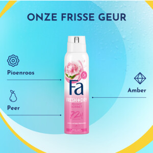 6x Fa Deodorant Spray Peony Sorbet - 16.35 euro