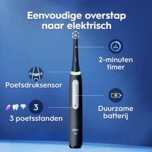 Oral-B Elektrische Tandenborstel iO 3 Duo Zwart & Blauw - 154.99 euro