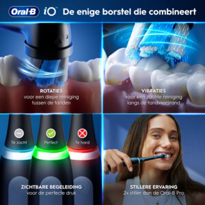 Oral-B Elektrische Tandenborstel iO 3 Duo Zwart & Blauw - 154.99 euro