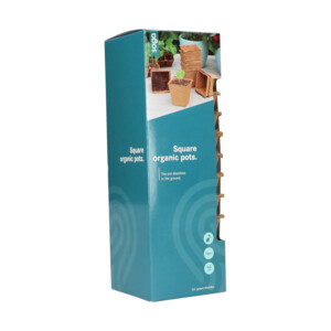SOGO Biologische Kweekpotjes Vierkant 8 cm - 2.75 euro