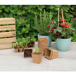 SOGO Biologische Kweekpotjes Vierkant 8 cm - 2.75 euro