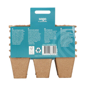 SOGO Biologische Kweekpotjes 4x4 cm - 2.65 euro