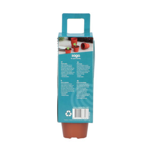 SOGO Plastic Potje Terra Kleur 6 cm - 2.99 euro