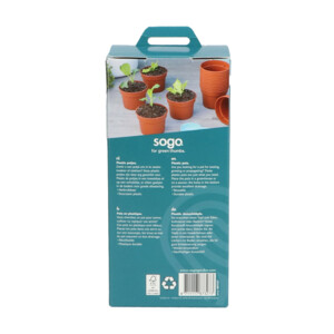 SOGO Plastic Potje Terra Kleur 9 cm - 2.99 euro