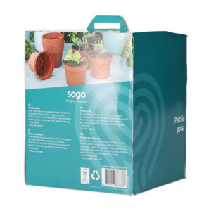 SOGO Plastic Potje Terra Kleur 13 cm - 4.89 euro
