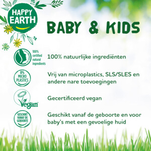 Happy Earth Baby & Kids 100% Natuurlijke Gezicht & Lichaam Olie - 10.99 euro