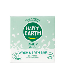 Happy Earth Baby & Kids 100% Natuurlijke Was & Bad Bar - 7.19 euro