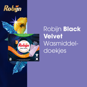 Robijn Wasmiddeldoekjes Black Velvet - 10.79 euro
