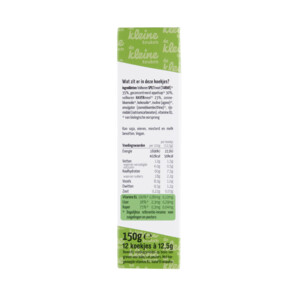3x de Kleine Keuken Bio Speltkoekjes - 10.25 euro