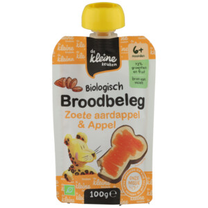 6x de Kleine Keuken Bio Broodbeleg Zoete Aardappel & Appel - 15.59 euro
