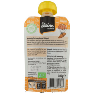6x de Kleine Keuken Bio Broodbeleg Zoete Aardappel & Appel - 15.59 euro