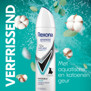 Rexona Deodorant Spray Advanced Protection Invisible Aqua - 5.09 euro
