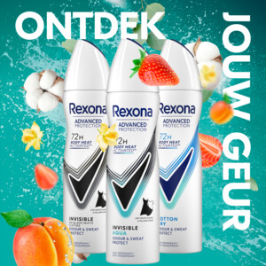Rexona Deodorant Spray Advanced Protection Invisible Aqua - 5.09 euro