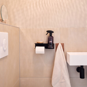 ZO Toiletrolhouder Rechts Zwart - 28.85 euro