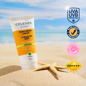 Celenes Herbal Zonnebrandcreme SPF 50+ Anti Aging - 16.35 euro