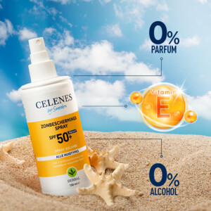 Celenes Herbal Zonnebrand Spray SPF 50+ Alle Huidtypes - 17.65 euro