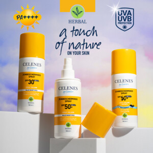Celenes Herbal Zonnebrand Spray SPF 50+ Alle Huidtypes - 17.65 euro