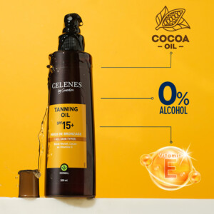 Celenes Herbal Tanning Oil Alle Huidtypes SPF 15 - 15.49 euro