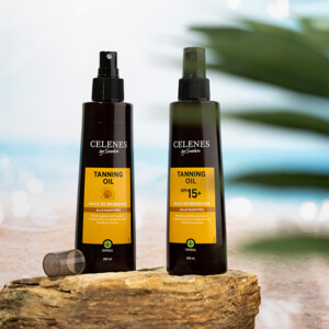 Celenes Herbal Tanning Oil Alle Huidtypes SPF 15 - 15.49 euro