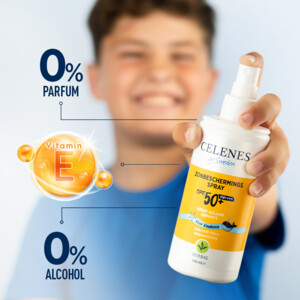 Celenes Herbal Zonnebrand Spray Kids SPF 50+ Alle Huidtypes - 17.65 euro