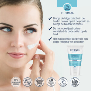 Celenes Thermal 3 in 1 Reiniger Scrub Masker - 8.39 euro