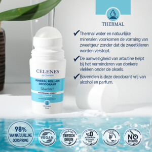 Celenes Thermal Mineral Roller Deodorant Whitening - 6.25 euro