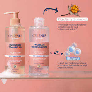 Celenes Bergbraam Micellair Reinigingswater Droge / Gevoelige Huid - 8.49 euro