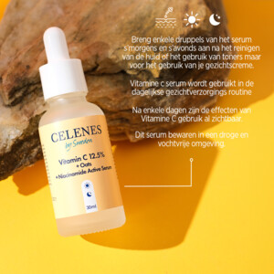 Celenes Vitamine C 12,5% + Haver + Niacinamide Serum - 13.45 euro