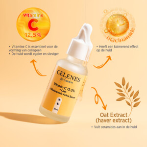 Celenes Vitamine C 12,5% + Haver + Niacinamide Serum - 13.45 euro