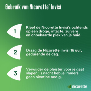Nicorette Invisi 10 mg Nicotine Pleister - 36.99 euro