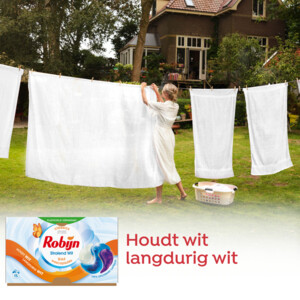4x Robijn Wascapsules 3-in-1 Stralend Wit - 26.75 euro