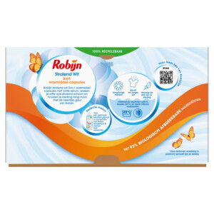 3x Robijn Wascapsules 3-in-1 Stralend Wit - 47.38 euro