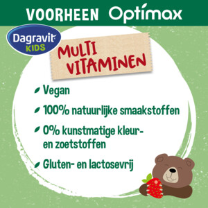 Dagravit Natural Kids Multivitaminen Aardbei - 10.69 euro