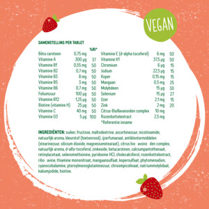 Dagravit Natural Kids Multivitaminen Aardbei - 10.69 euro