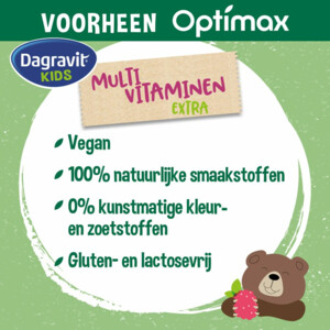2x Dagravit Natural Kids Multivitaminen Framboos - 23.64 euro