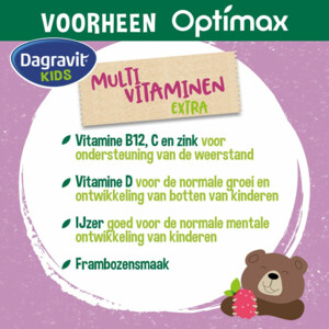 2x Dagravit Natural Kids Multivitaminen Framboos - 23.64 euro